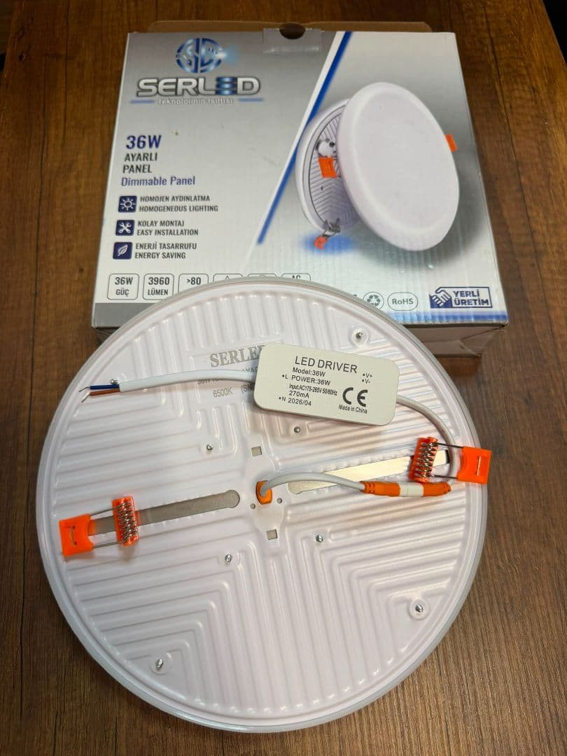 36W AYARLI LED PANEL 0